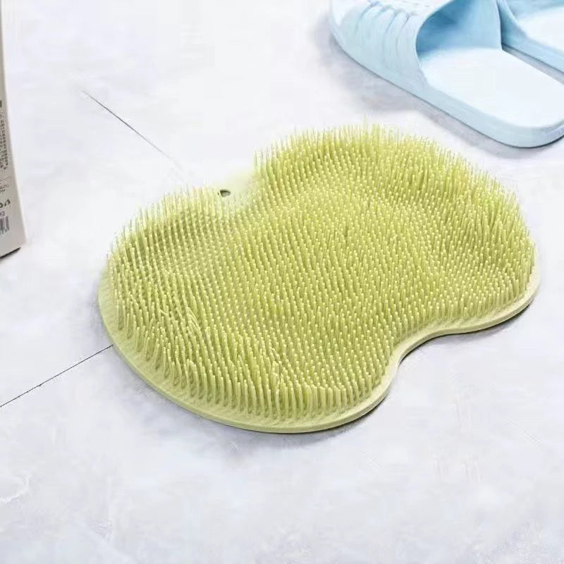 Lazy Foot Rubbing Tool Household Bathroom Foot Brushing Sole Massage Pad with Suction Cup Non slip Foot Wash Pad