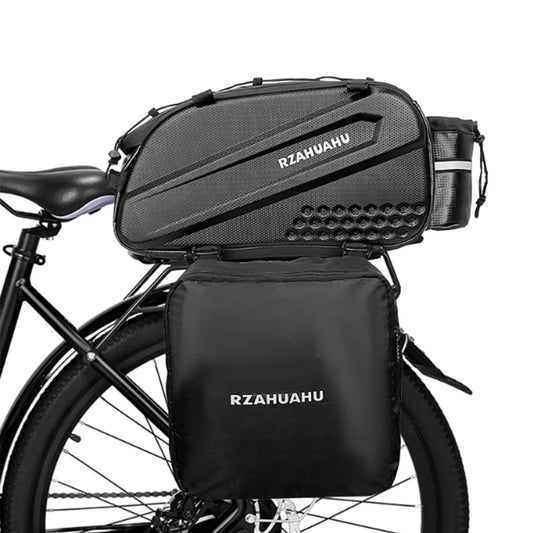 Lixada-bolsa para portabicicletas 3 en 1, bolsa para maletero, bolsa impermeable para asiento trasero de bicicleta con 2 bolsas colgantes laterales, bolsa de equipaje de carga para ciclismo 