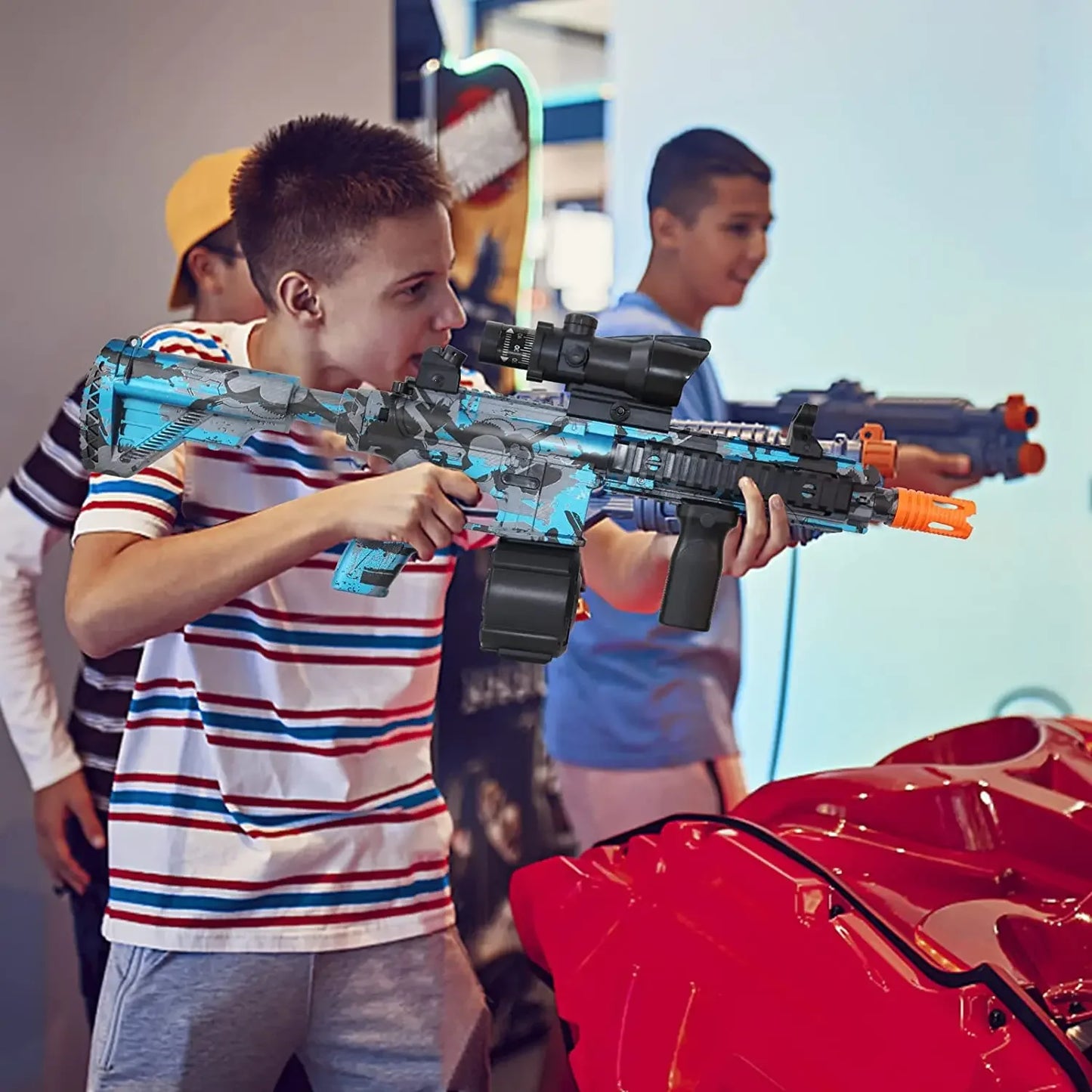 Pistola de agua M416, pistola eléctrica de grafiti, Rifle de aire, armas de juguete de Paintball, pistola neumática para disparar, juguete para adultos y niños 