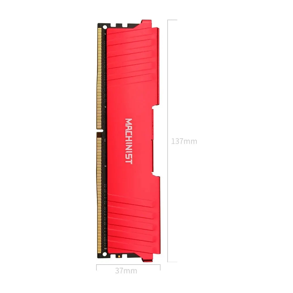 MACHINIST DDR4 RAM 8GB 16GB 2666HMz 3200mhz 台式机内存带散热器 DDR4 RAM PC DIMM 适用于所有主板