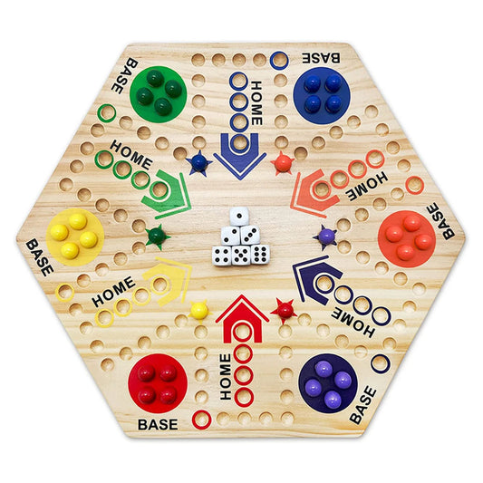 Juego de mesa de canicas, juego de mesa interactivo para padres e hijos, juego de mesa de doble cara, juegos de mesa de madera de pista rápida para niños 