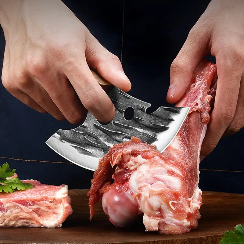 Meat cleaver Corkscrew Steak Vegetable fruit Portable Ultimate Knife with sheath Barbecue picnic camping outdoor cutlery