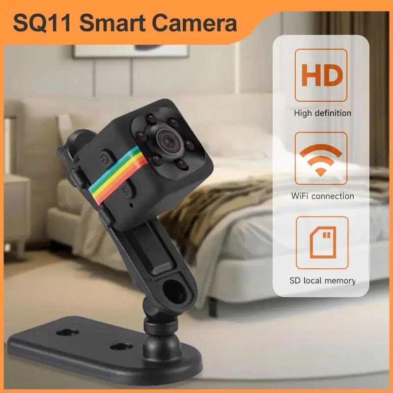 Mini cámara HD 1080P, cámara pequeña portátil para niñera, grabadora de vídeo y sonido, cámara de seguridad encubierta interior para el hogar y la oficina 