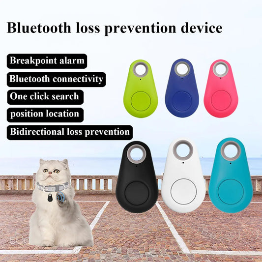 Mini perro inteligente a la moda, rastreador GPS con Bluetooth 4,0, etiqueta de alarma antipérdida, bolso inalámbrico para niños, BILLETERA, localizador de llaves 