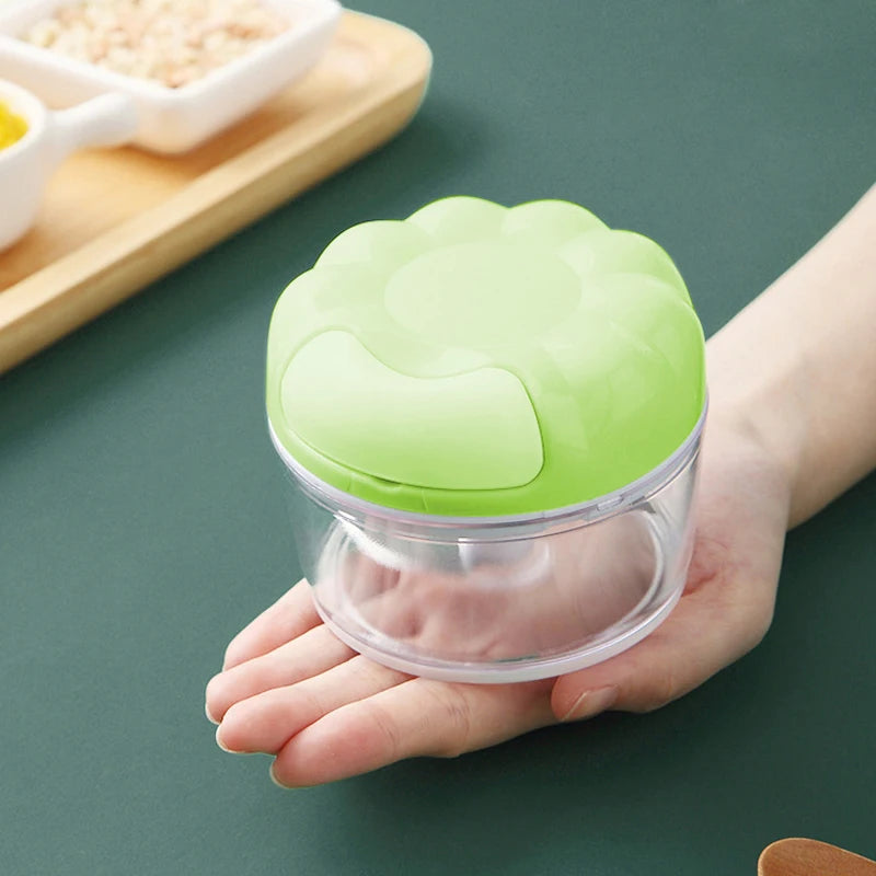 Mini Food Mixers Multi-function Garlic Grinding Chopper Food Vegetables Cutter Meat Grinders Home Kitchen Manual Garlic Press