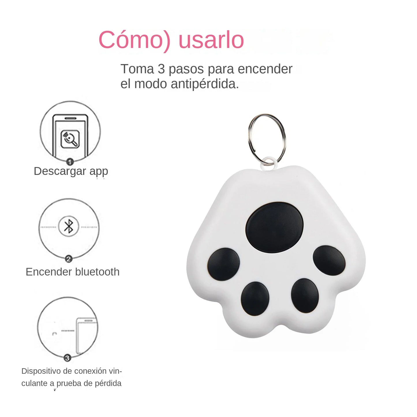 Rastreador Mini GPS Bluetooth 5,0, dispositivo antipérdida, bolsa para mascotas y niños, seguimiento de billetera para IOS/Android, localizador inteligente, accesorios 