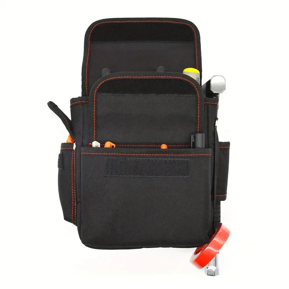 Multi-Pockets Tape Hook Tool Organizer Hammer Pliers Holder for Electrician Carpenter Tools Belt Work Pouch New Tool Bag