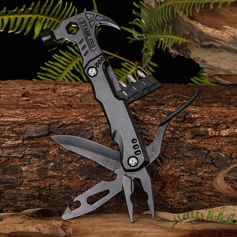 Multi functional wrench Hammer combination universal folding pliers EDC tool Wrench universal folding pliers Hand Tools