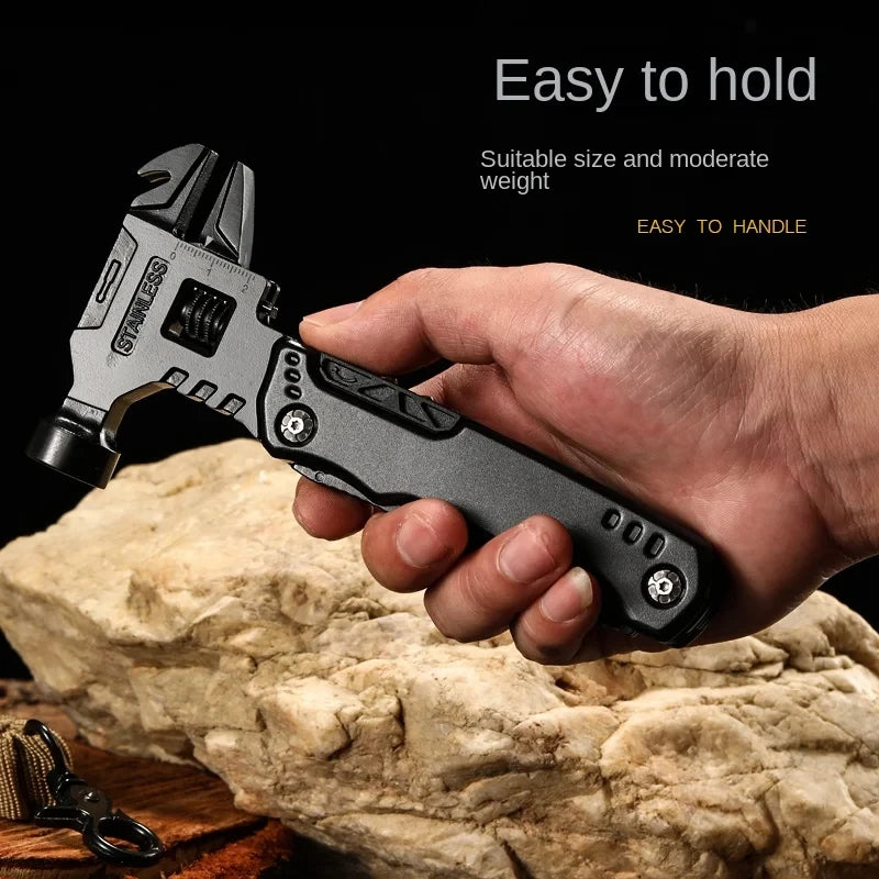 Multi functional wrench Hammer combination universal folding pliers EDC tool Wrench universal folding pliers Hand Tools