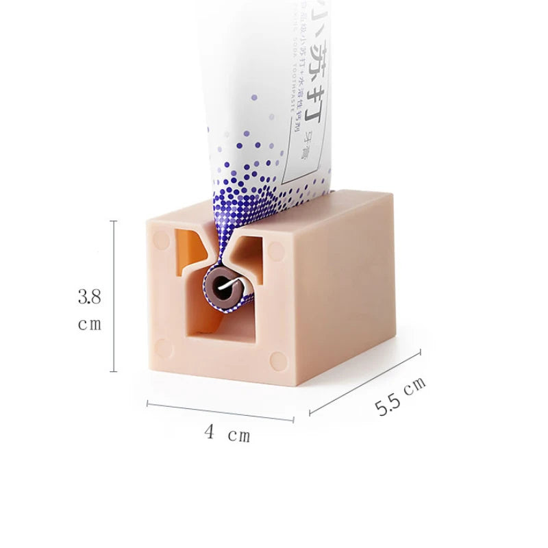 多功能牙膏挤压器滚动管按压器便携式牙膏分配器牙膏架浴室配件套装
