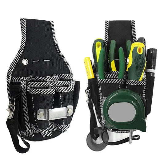 Multifunctional Tool Bag Nylon Fabric Tool Belt Screwdriver Kit Holder Tool Pocket Pouch Bag Electrician Waist Pocket Case