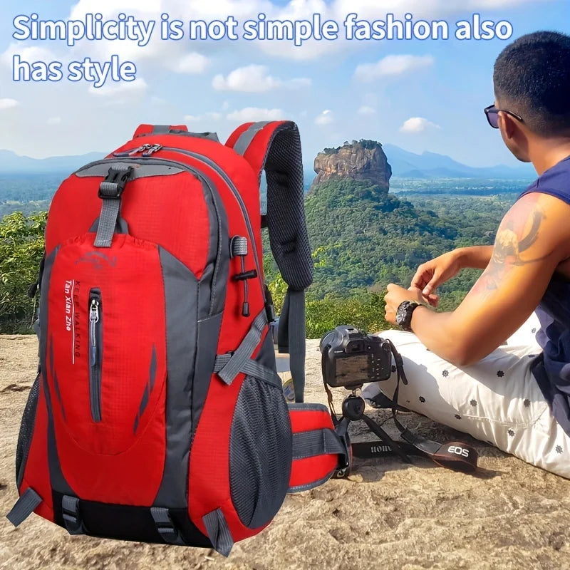 NEW Durable Camping Backpack 40L Large Capacity Travel Rucksack Nylon Waterproof Outdoor Bags Hiking Travel Bag