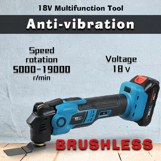 NEWONE 18V Brushless Quick release Oscillating tool Multi functional tool Renovator Electric trimmer Compatible for MAKITA 18V