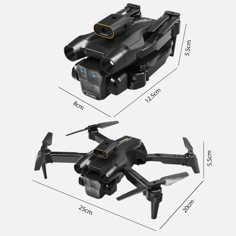 全新 M4 遥控无人机 4K 专业版带广角三重高清摄像头可折叠遥控直升机 WIFI FPV 定高围裙出售