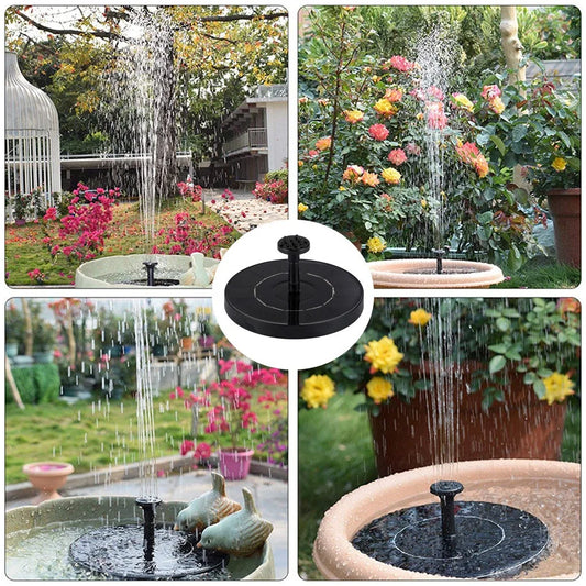 Nueva Mini fuente de agua Solar para piscina, estanque, cascada, suministros de decoración para jardín, fuente alimentada por energía Solar para exteriores, baños de aves 