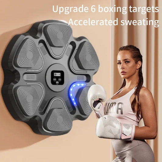 Nueva máquina de boxeo de música inteligente para adultos/niños, deportes, Fitness, entrenador de boxeo, ejercicio en casa, respuesta, entrenamiento, boxeo, objetivo de pared 