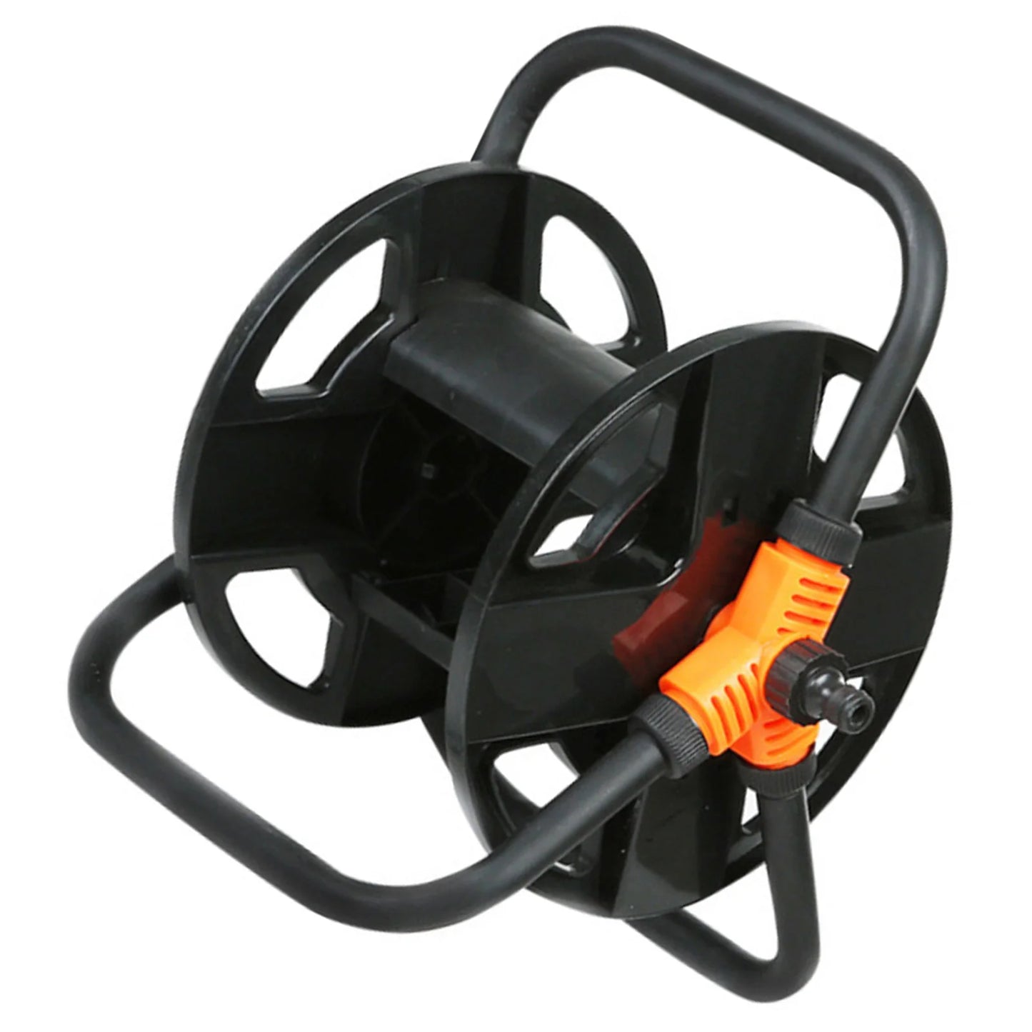 O50 Portable Garden Hose Holder Convenient Sturdy Garden Hose Reel for Outside Lawn Farm Hoses