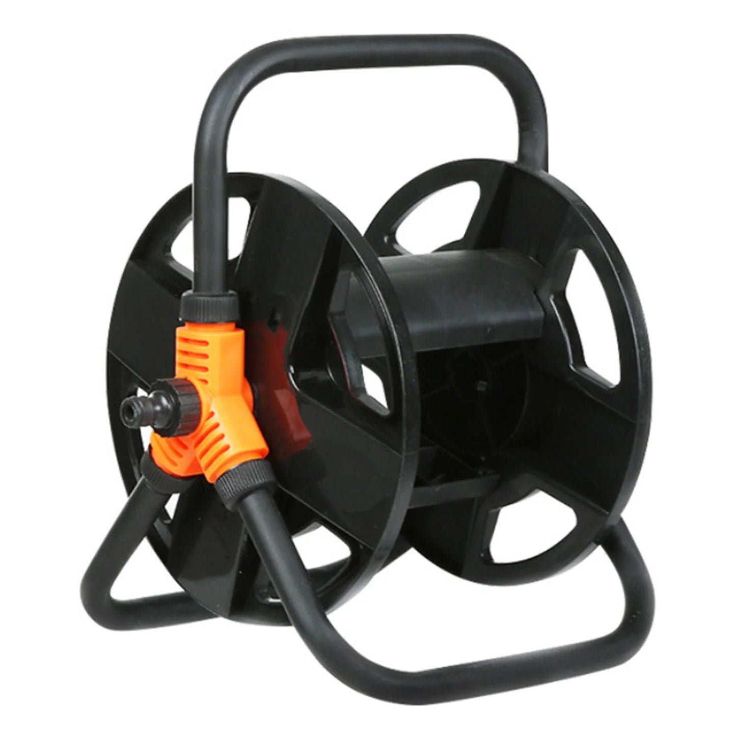 O50 Portable Garden Hose Holder Convenient Sturdy Garden Hose Reel for Outside Lawn Farm Hoses