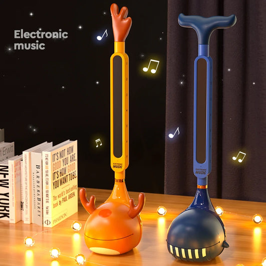 Otamatone Japanese Electronic Musical Instrument For Children Tomatone Synthesizer Electric Tadpole Kawaii Kid Kalimba Piano Toy