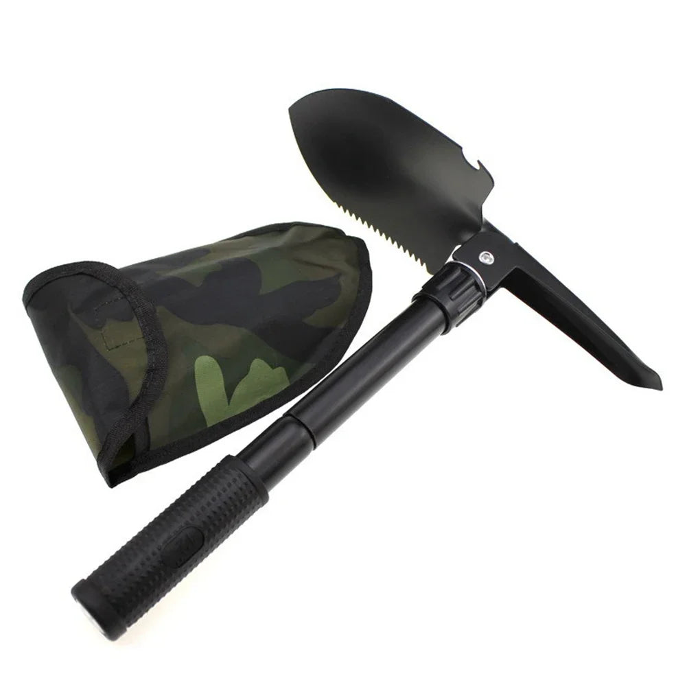 Outdoor Garden Shovel Folding Camping Spade Portable Weeding Military Portable Folding Camping Shovel Survival