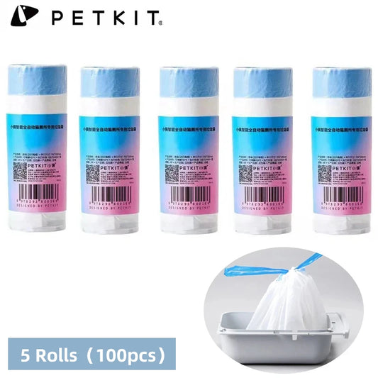 PETKIT Bolsa para popó bolsa de basura de repuesto bolsa de residuos para Pura X Pura Max automática autolimpiante caja de arena para gatos suministros de limpieza 