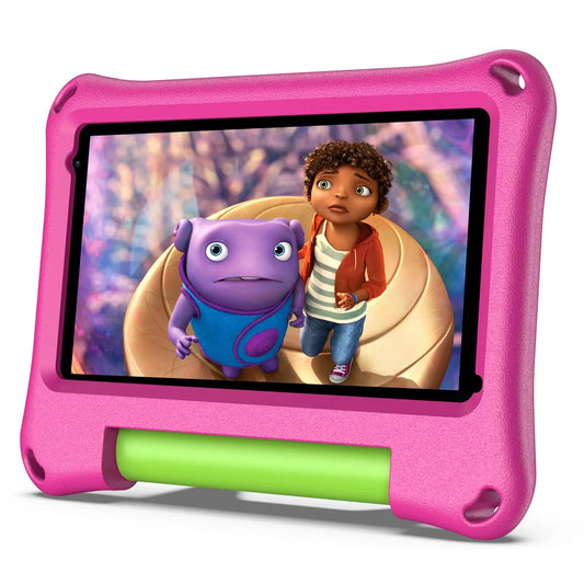 PRITOM Tablet para niños 7 pulgadas Android 11 32 GB WiFi Bluetooth Cámara dual Software educativo instalado con estuche de prueba 