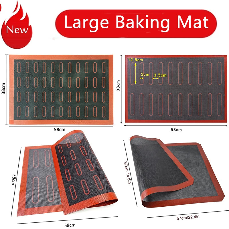 Perforated Silicone Baking Mat Non-stick Oven Sheet Liner Bakery Bakeware Kitchen Accessory Tools Macaron Pad For Cookies Pastry