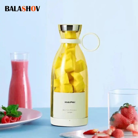 Batidora eléctrica portátil, Mini mezcladores de frutas, exprimidores, extractores de frutas, batidos de alimentos, máquina multifunción para hacer zumos 