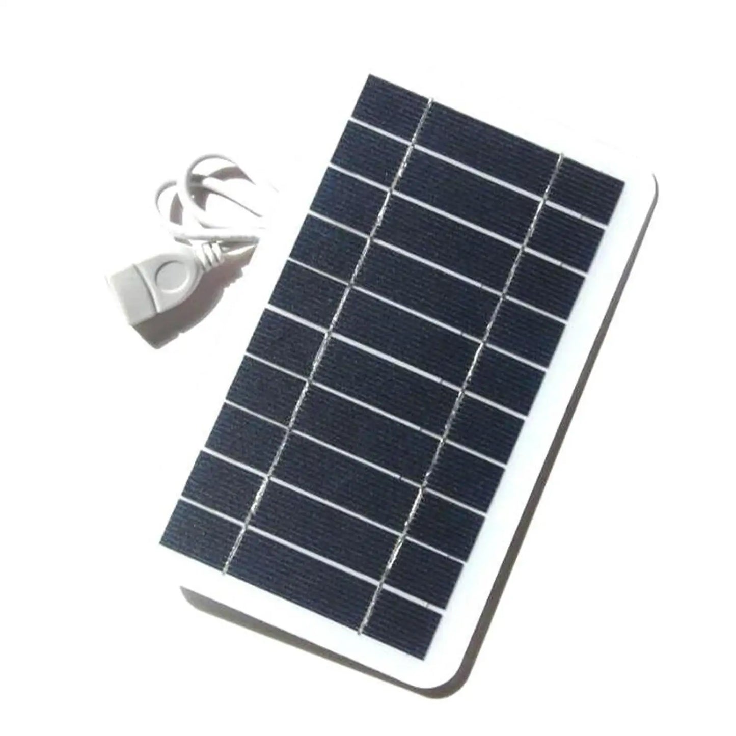 Portable USB Solar Charger Panel - 5V 2W 400mA Solar Panel With USB Output Outdoor Solar System For Cell Phone Charging