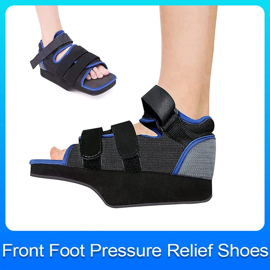 Post Op Shoe Fore front Wedge Offloading Boot Orthopedic Protector for Surgery Hammer Toes Bunion Broken Toe Injury Foot Recover