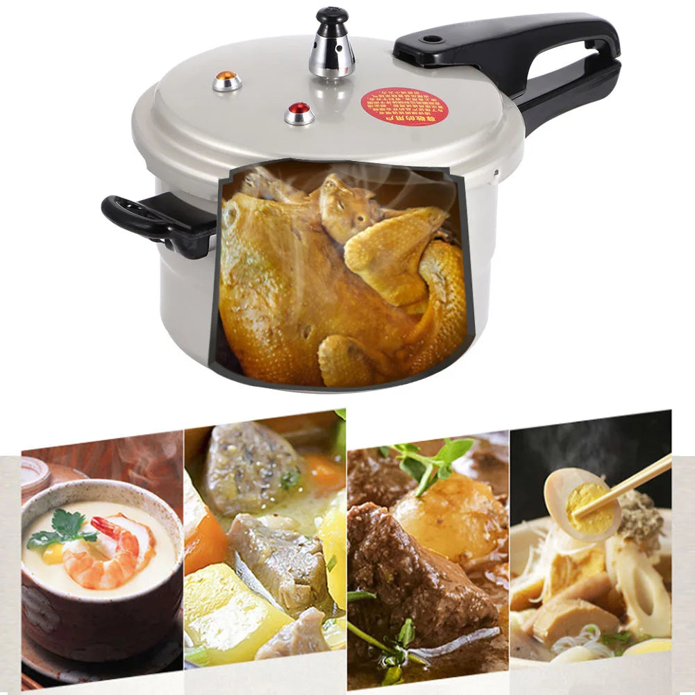 Pressure Cooker Explosion Proof Household Pressure Cooker with Steaming Layer for Gas Electric Ceramic Stove