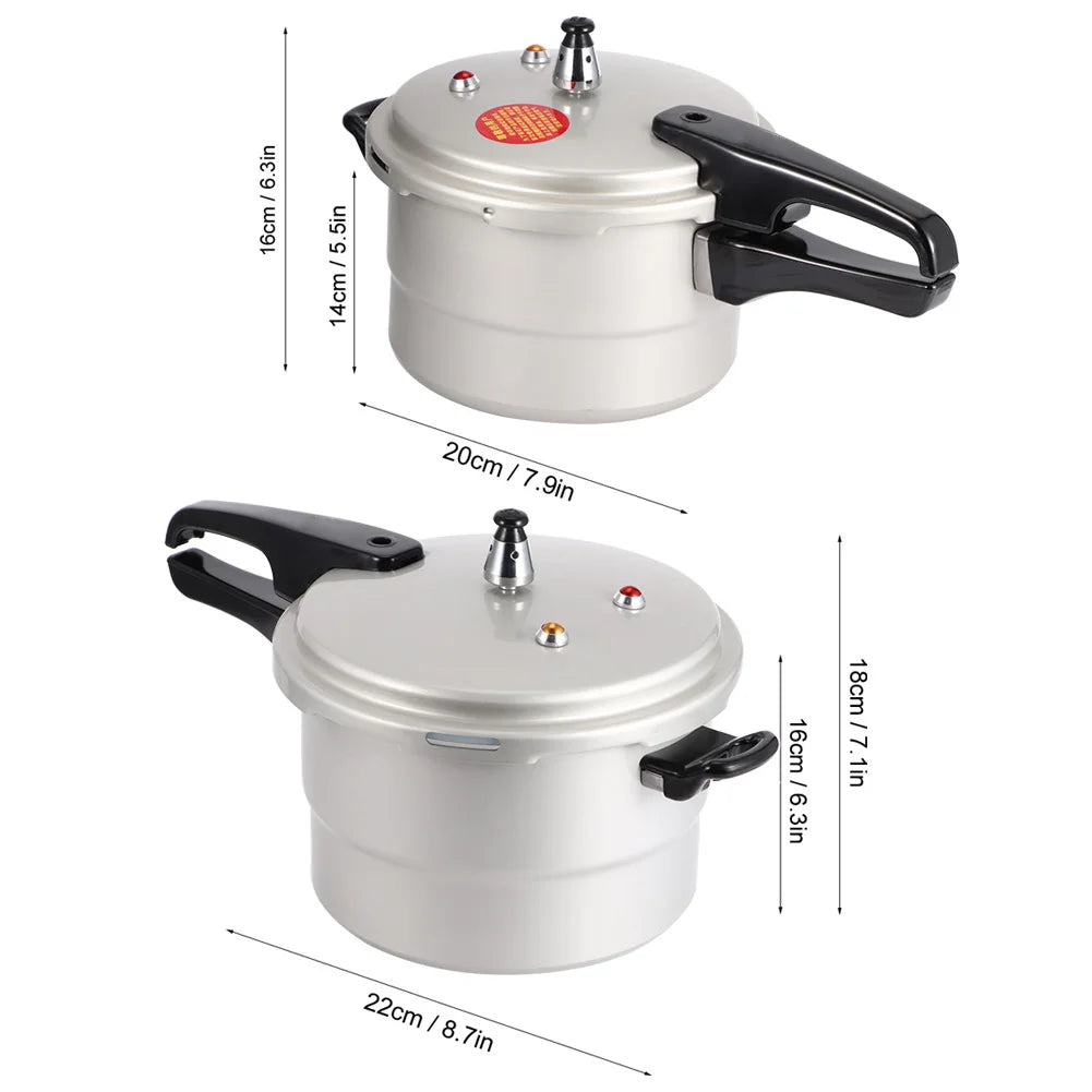 Pressure Cooker Explosion Proof Household Pressure Cooker with Steaming Layer for Gas Electric Ceramic Stove