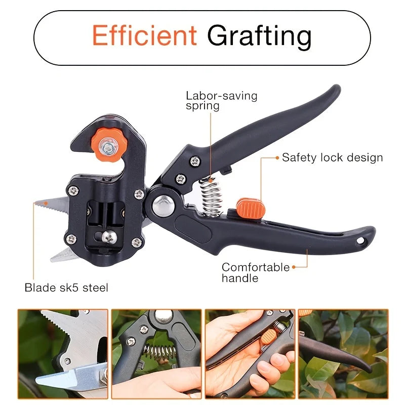 Professional Farming Pruning Shears Grafting Scissor Fruit Tree Secateurs Pruning Luxury Cutting Knife Garden Tools Hand Tool