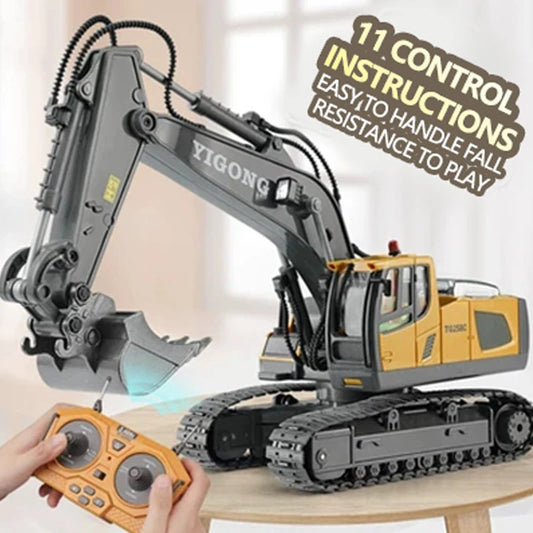 RC Car Children Toys Remote Control Car Toys For Boys Radio Control Excavator Dump Truck Bulldozer Electric Car Kids Toys Gift