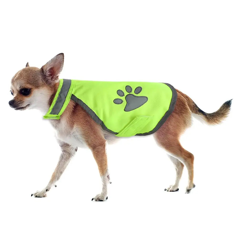 Chaleco reflectante para perros, ropa transpirable para mascotas, cachorros, seguridad para caminar al aire libre, chalecos para correr para perros pequeños, medianos y grandes, Chihuahua 