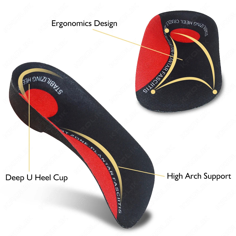 Plantillas de soporte para el arco del pie plano severo para zapatos hombres mujeres inserciones ortopédicas zapatos ortopédicos suelas dolor en el talón fascitis Plantar 