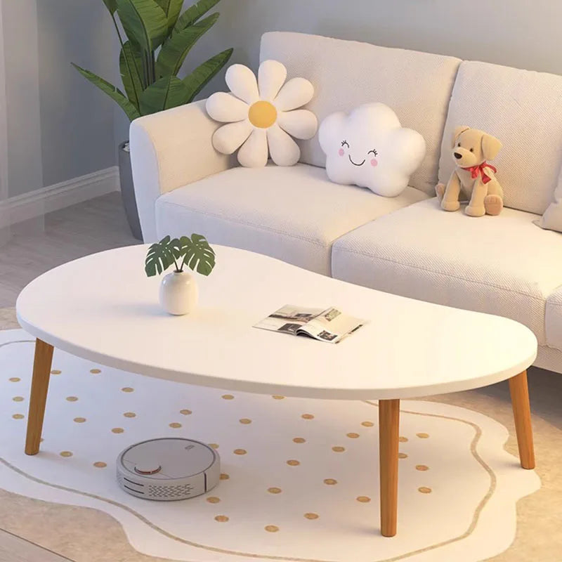 Simple Wood Coffee Tables Modern Design Home White Side Table Nordic Minimalist Living Room Mesa Auxiliar Salon Decoration