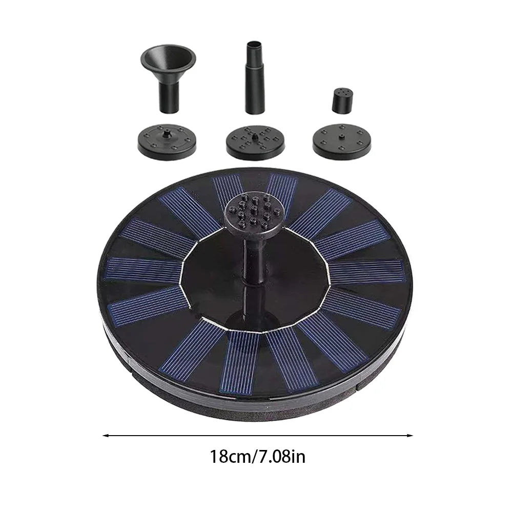 Solar Floating Water Fountain Solar Powered Fountain Water Pump Multifunction Solar Fountain for Outdoor Pond Pool