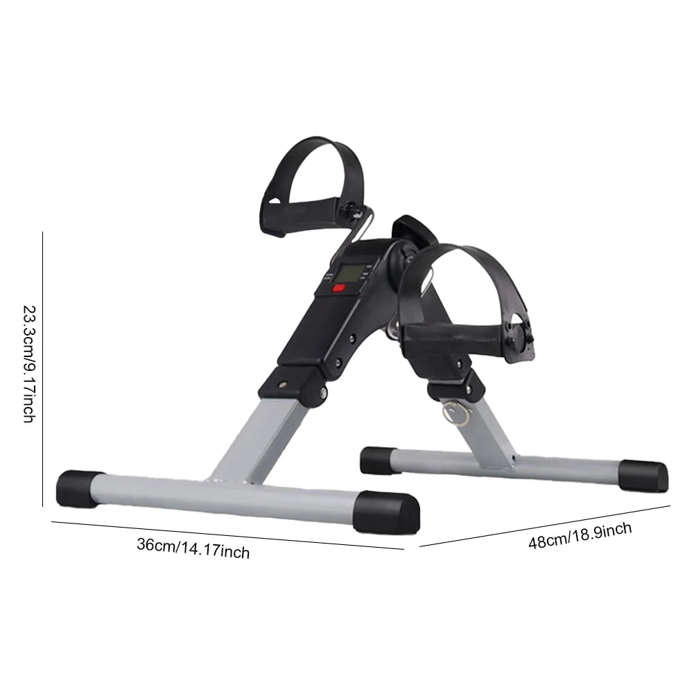 Stepper Exercise Machine Folding Stepper Pedal Exercise Bike LCD Display Home Stepper Adjustable Resistance Fitness Equipment