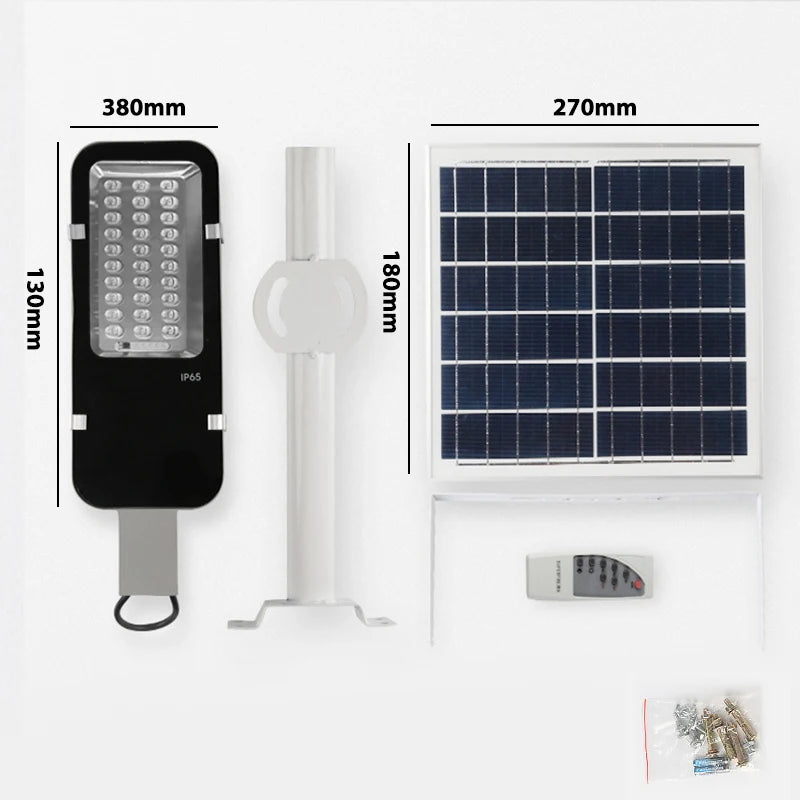 超亮分体太阳能路灯防水 LED 太阳能路灯后院路灯安全泛光照明壁灯