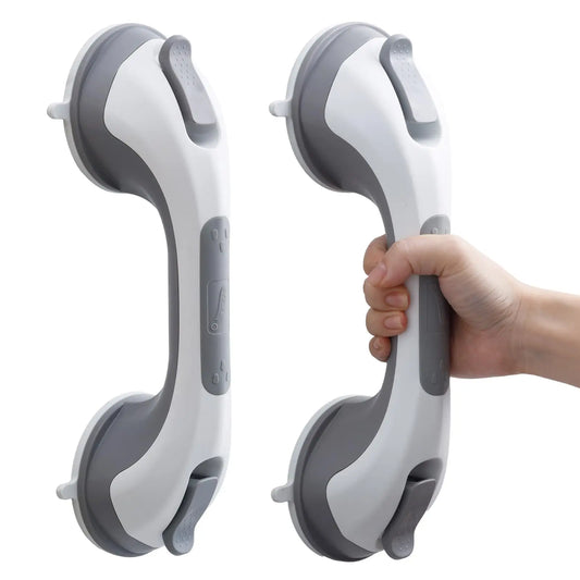 TAILI 1/2pcs Safety Helping Handle Shower Handle Suction Grab Handles Safety Shower Grab Bars for Seniors, Elderly, Hand Rails