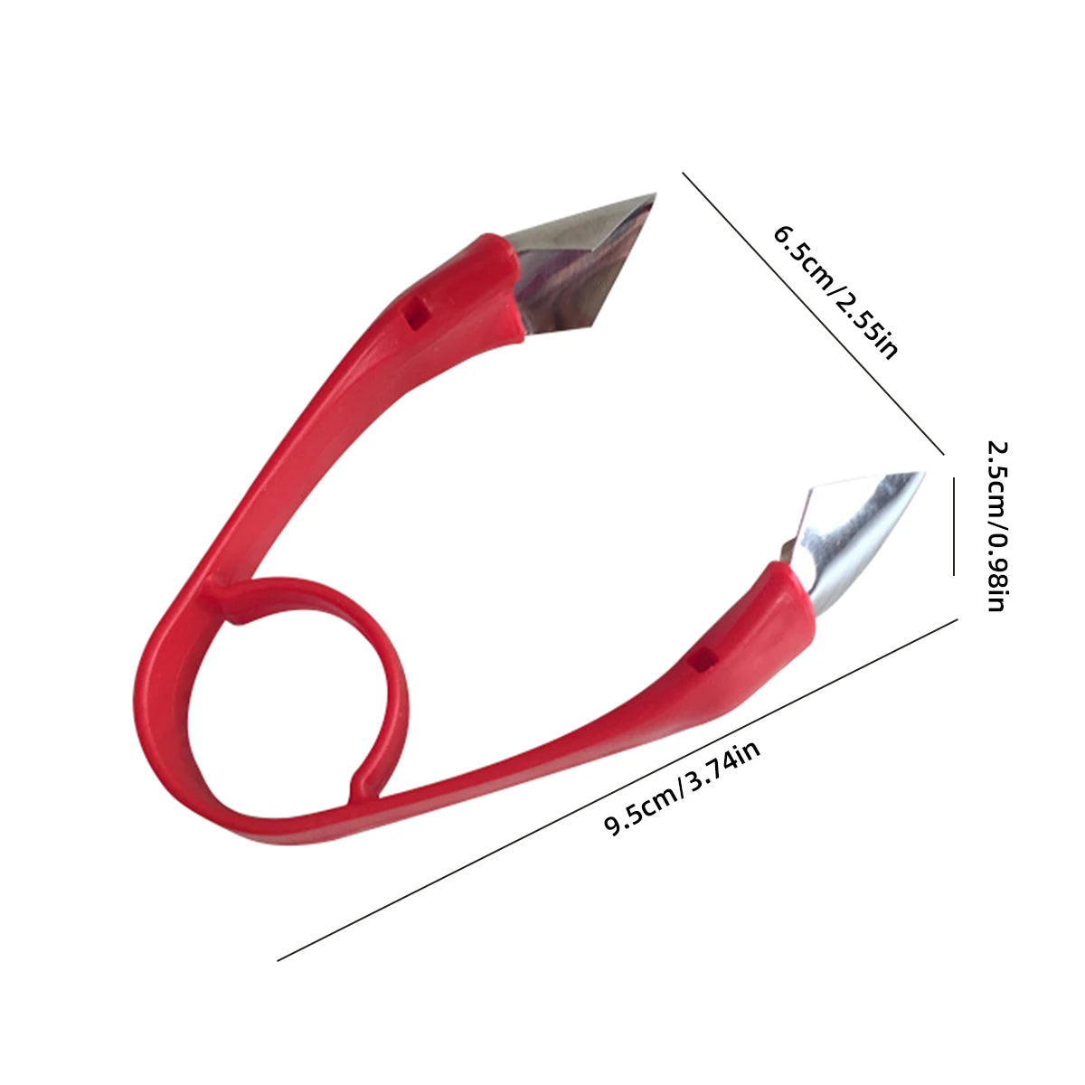Removedor de cáscara de tomate y fresa, separador de tallo de fruta multiusos portátil, removedor de ojos de piña, suministros de cocina