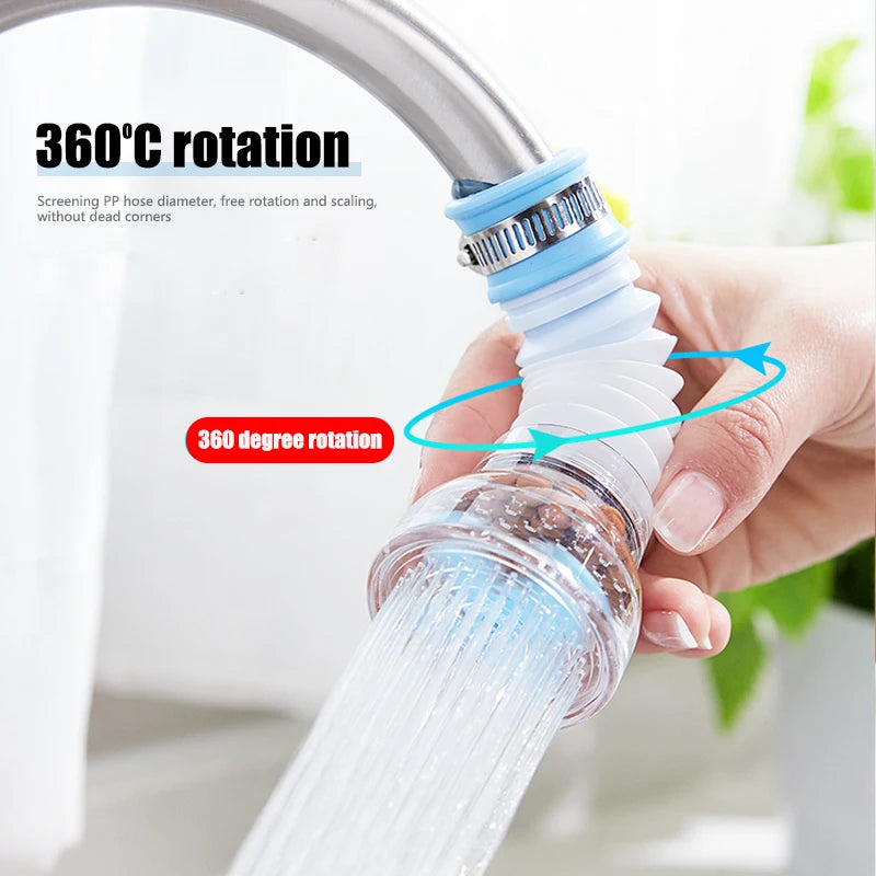 Universal 360 rotación grifo burbujeador giratorio ahorro de agua cabezal economizador ducha cocina grifo adaptador de boquilla accesorios de fregadero 