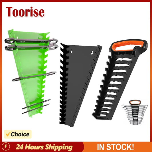 Wrench Organizer Holder Trays Wrench Holder Wall Mounted Wrench Storage Trays for Tool Box Drawer Chest Wrench Rack Pegboard