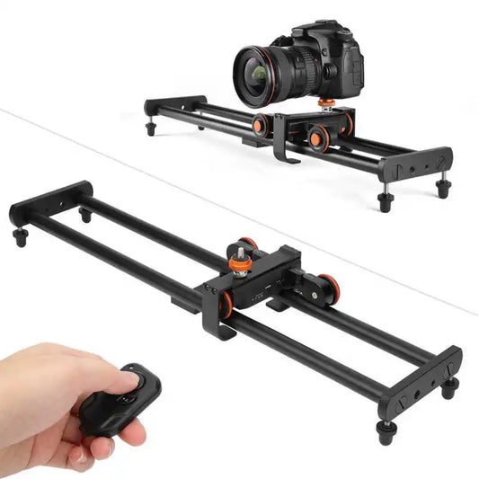 YELANGU Camera Video Track Dolly Motorized Electric Slider Dolly for Canon for Nikon SLR Camera/Smartphone L4X Slider Dolly Car