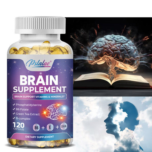 Suplemento cerebral - Potenciador del cerebro y la memoria - con múltiples vitaminas y minerales