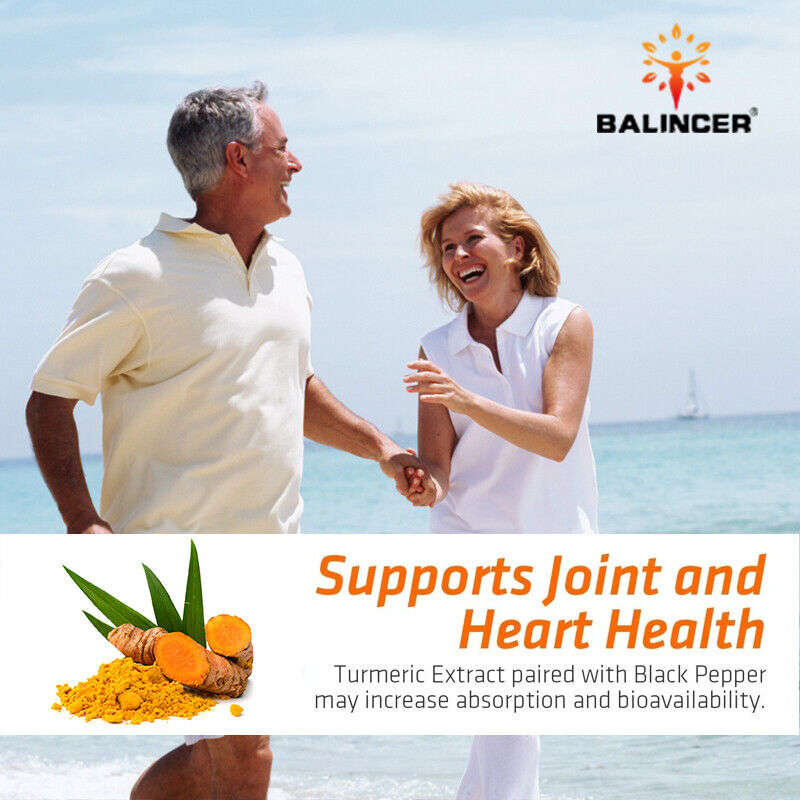 Turmeric and Black Pepper Extract Capsules - Supporting joint inflammation