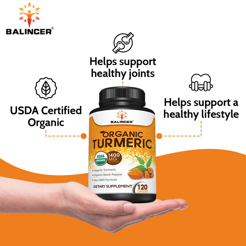 Turmeric and Black Pepper Extract Capsules - Supporting joint inflammation