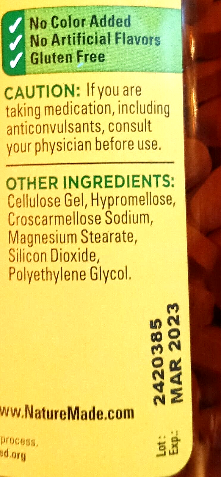 Nature Made Super B-Complex con vitamina C y ácido fólico, 460 comprimidos EXP 01/2025