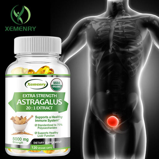 Extra Strength Astragalus Root 20:1 Extract 5000mg - Energy and Immune Booster